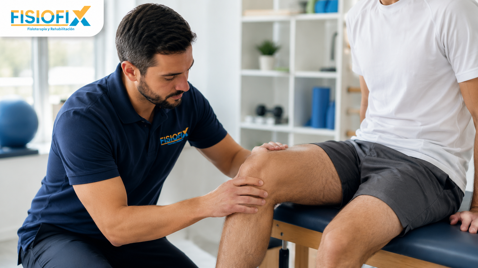 Terapia física para lesiones de rodilla en FisioFix con evaluación personalizada