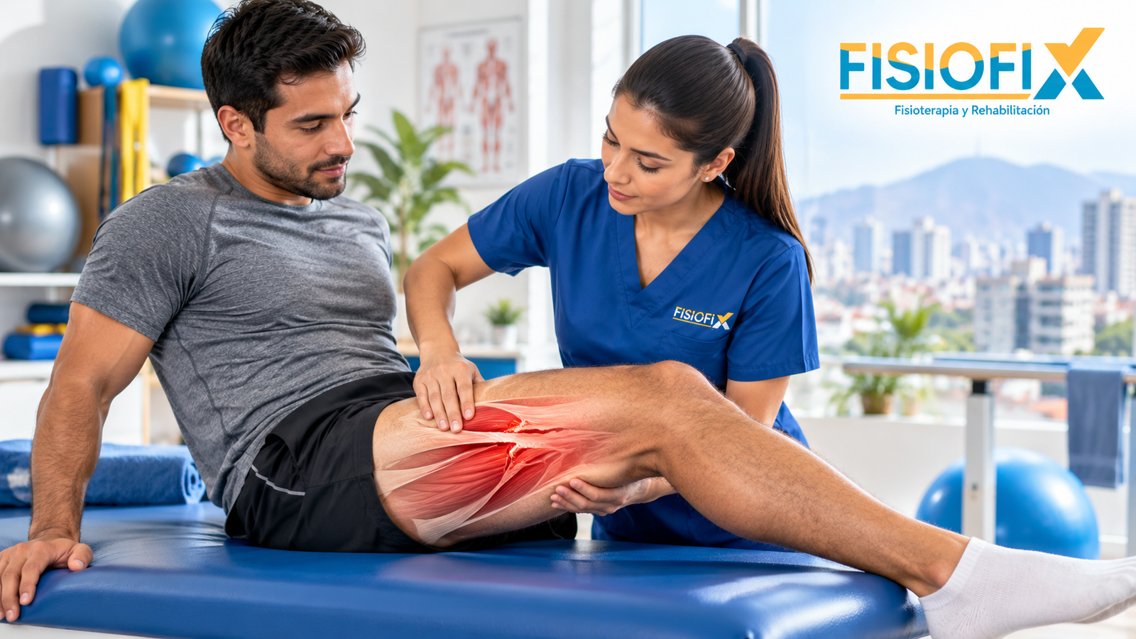 Fisioterapia para desgarro muscular en Lima con evaluación de muslo – FisioFix